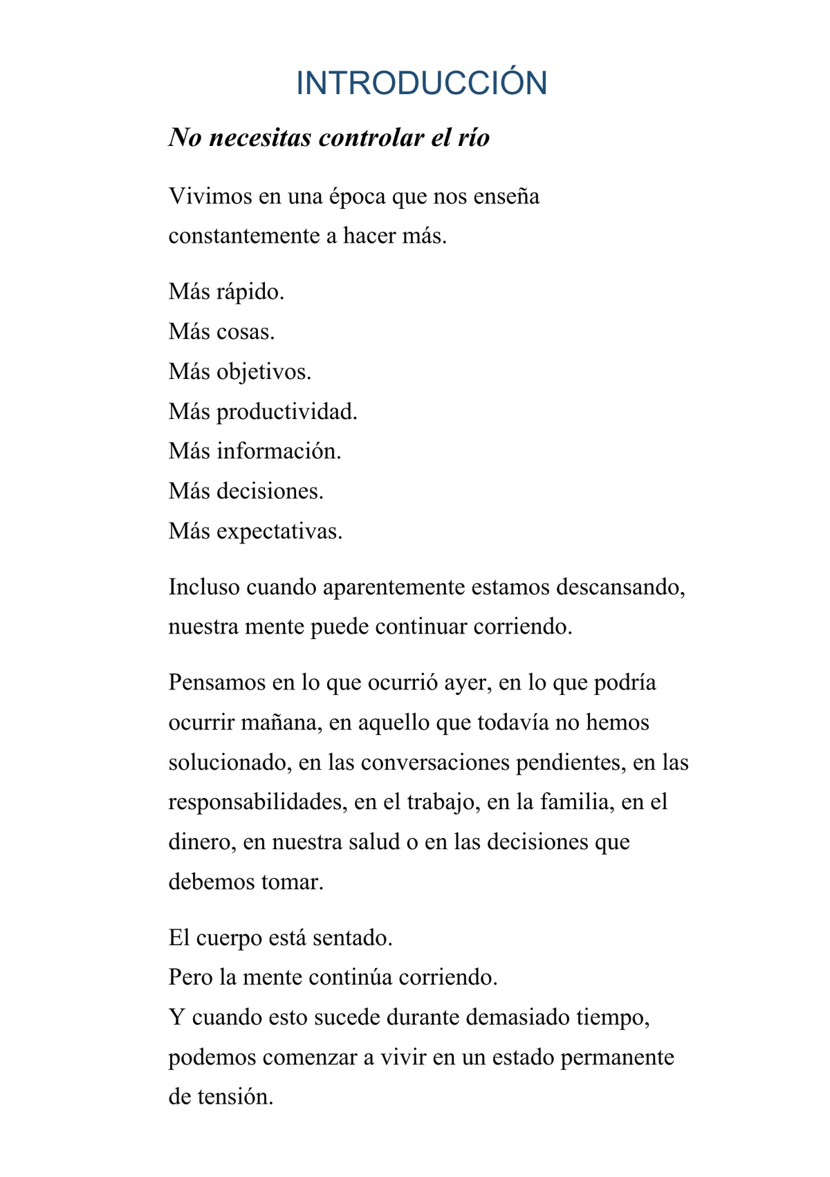 El Camino Sereno
